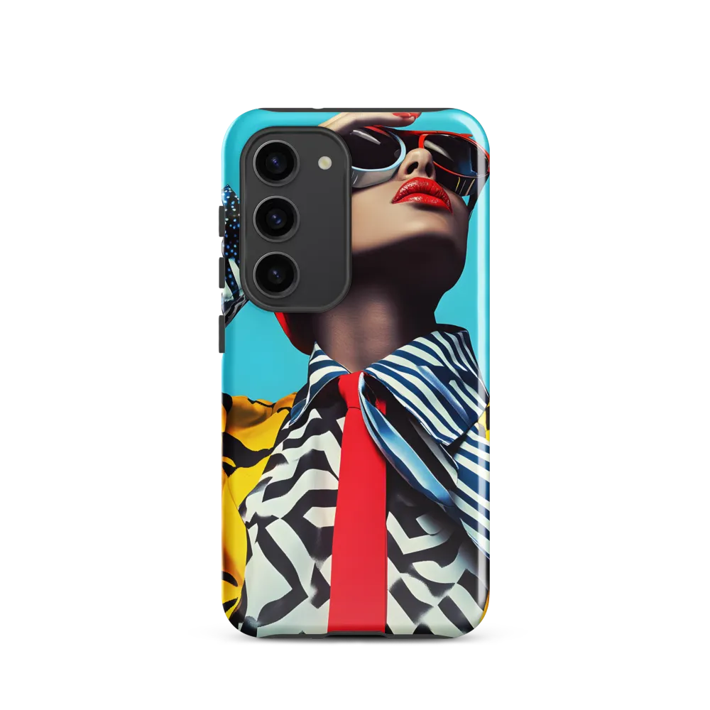 Chic Confidence in Bold Patterns