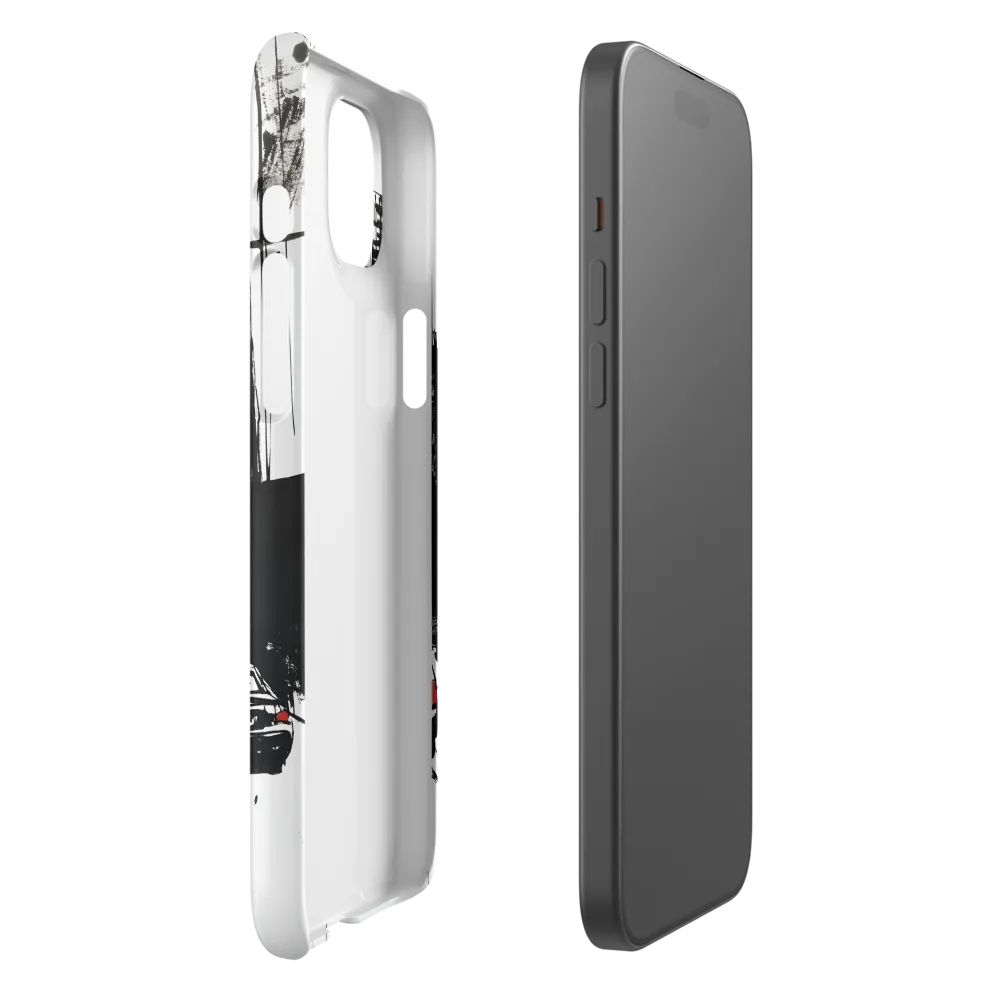 Urban Pulse: A Monochromatic Journey | Phone Case |  15 Plus | Snap Case | Matte