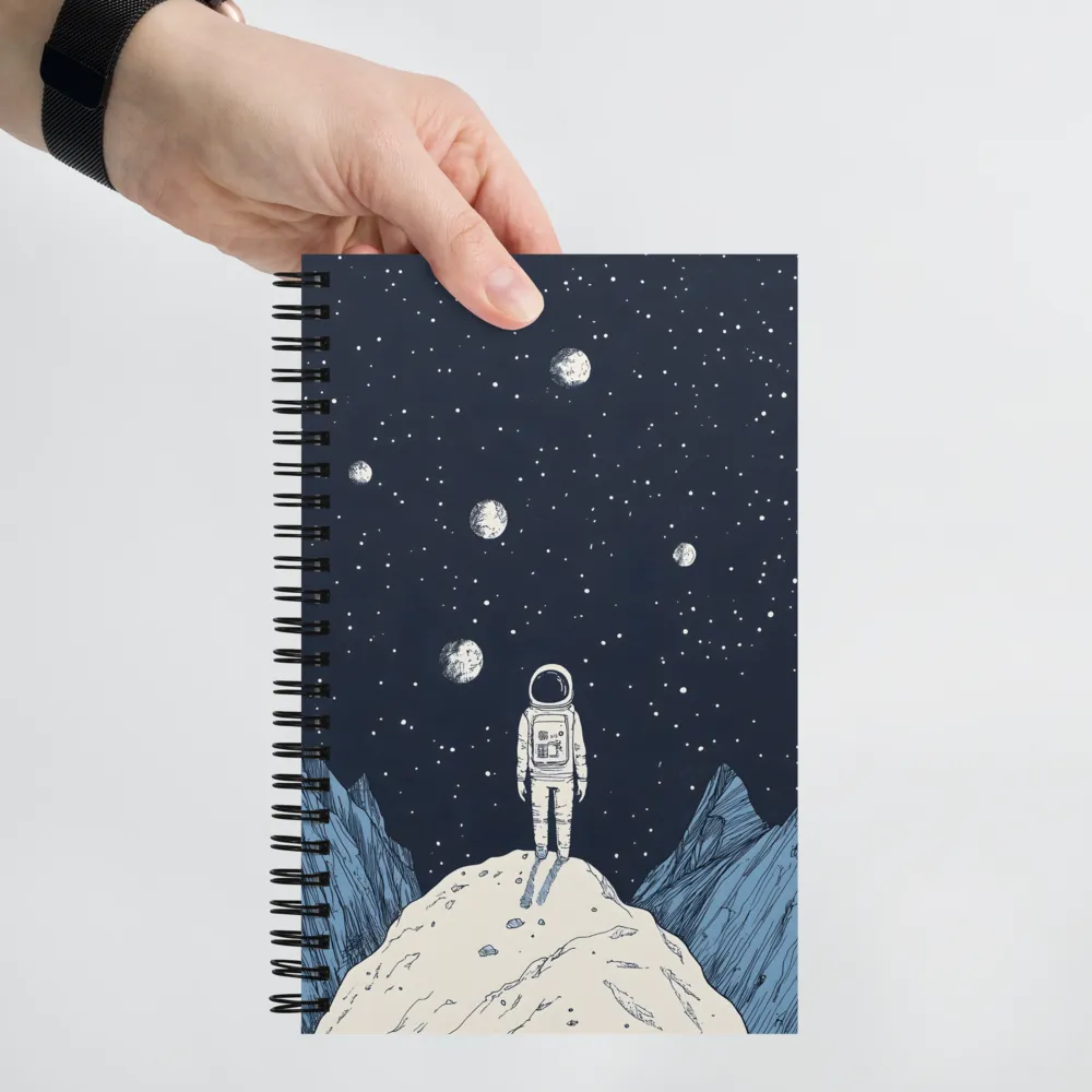 Gazing into the Infinite | Spiral Notebook