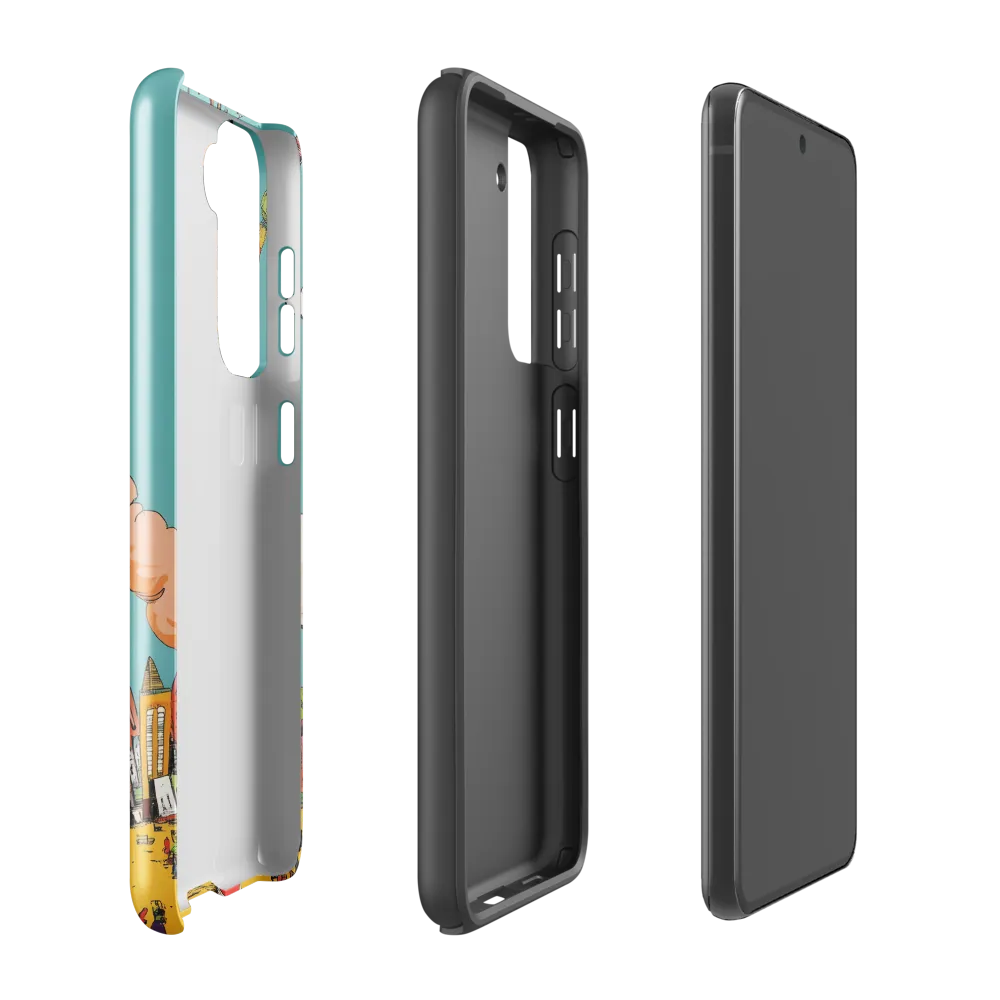 Urban Fantasia: A Whimsical Encounter | Phone Case |  S21 FE | Tough Case | Glossy
