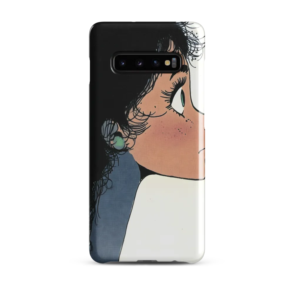 Whispers of Contemplation | Phone Case |  S10 Plus | Snap Case | Glossy