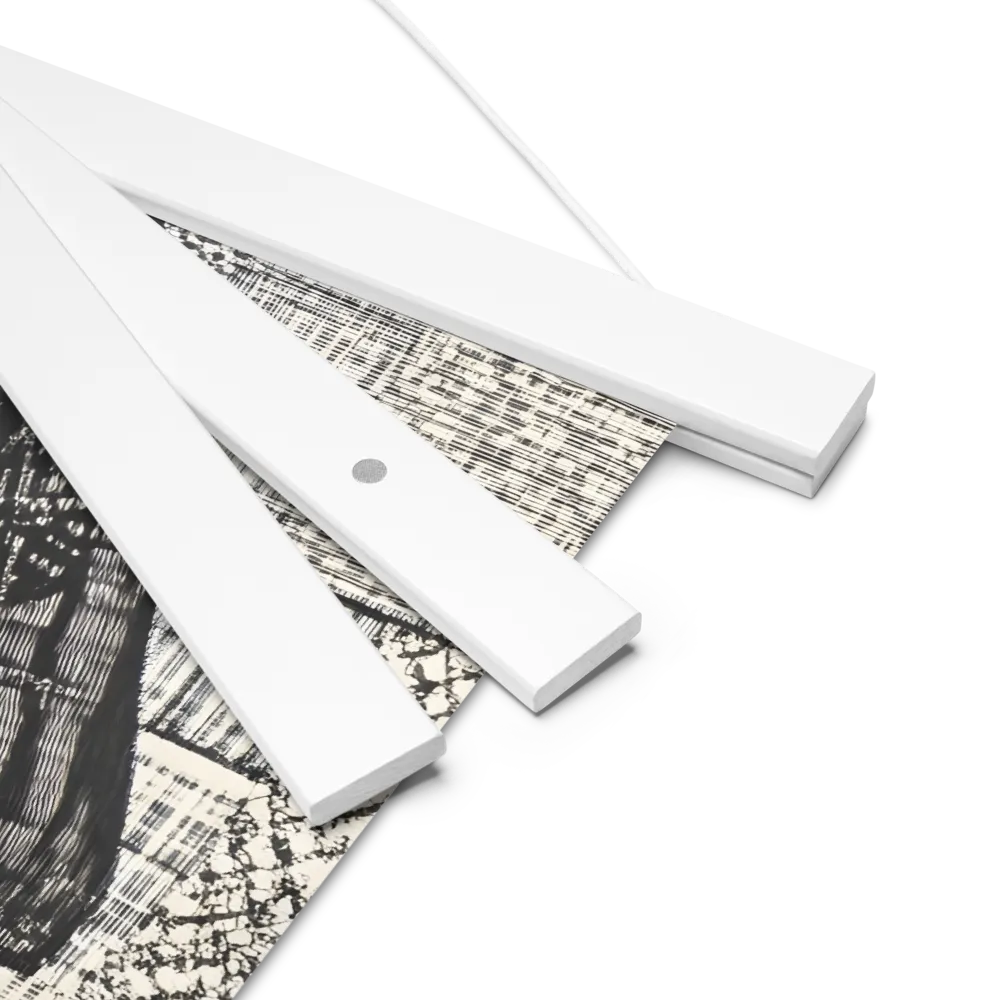 Urban Reflections: A Shopping Narrative | Poster With White Wood Hanger | 14″×14″
