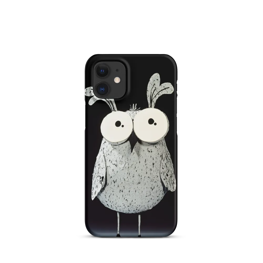 Whimsical Owl in Paper Cutout | Phone Case |  12 Mini | Snap Case | Matte