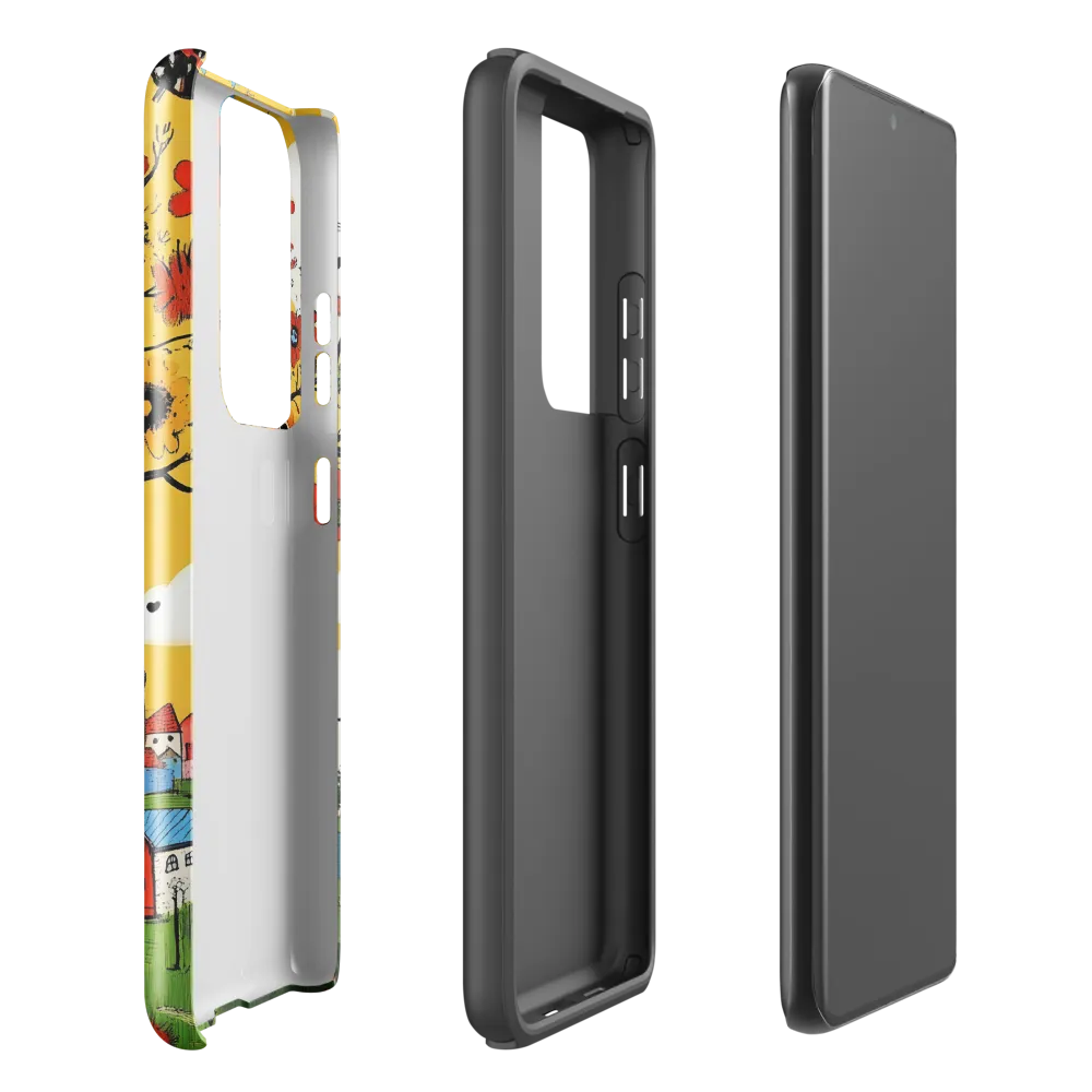 Whimsical Blooms of Life | Phone Case |  S21 Ultra | Tough Case | Glossy