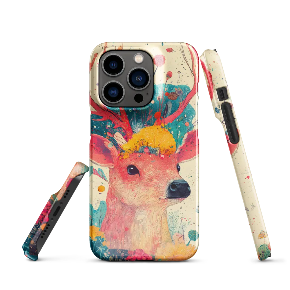 Whimsical Harmony: A Deer in Bloom