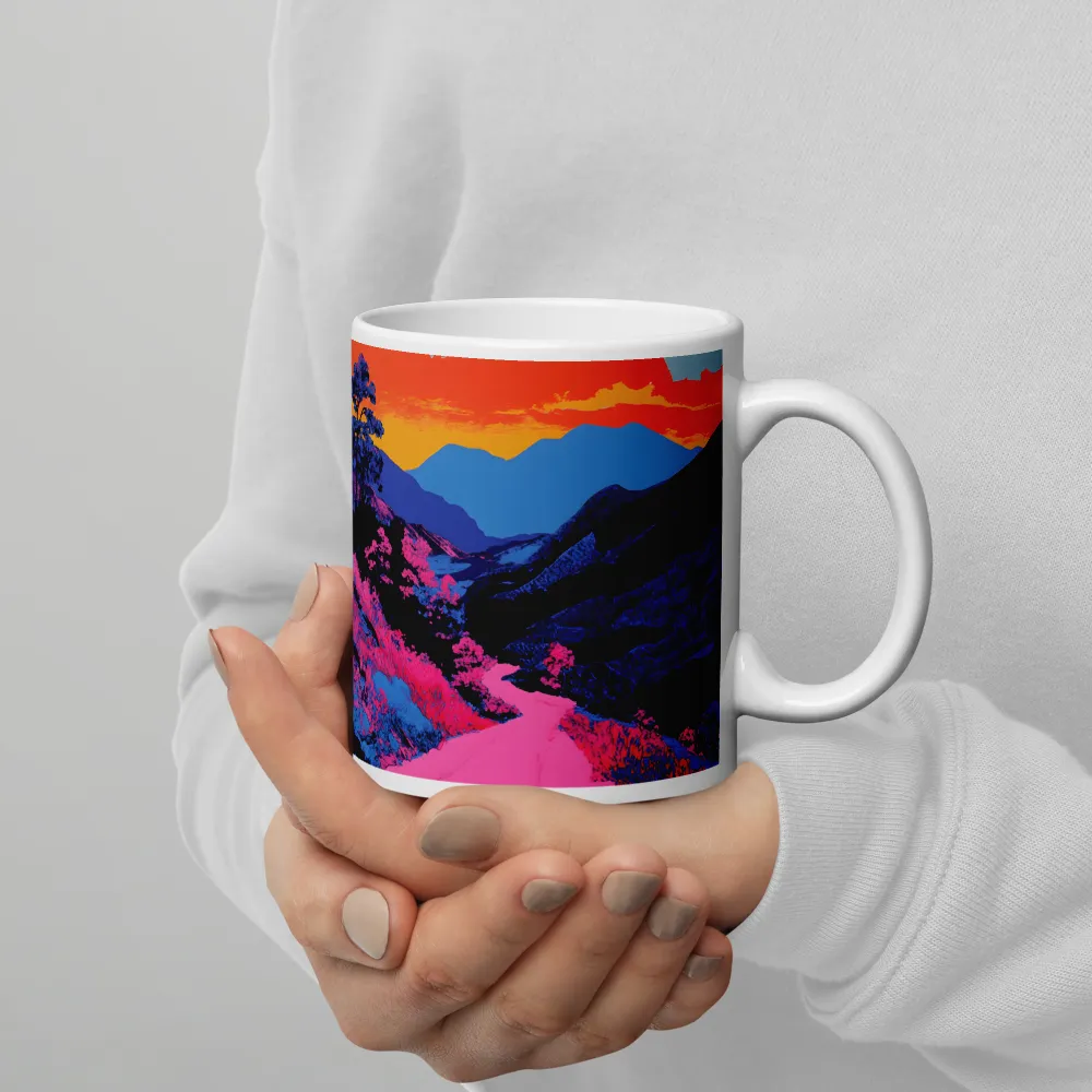 Ethereal Landscape in Vivid Hues | Mugs | Multiple Sizes & Colors