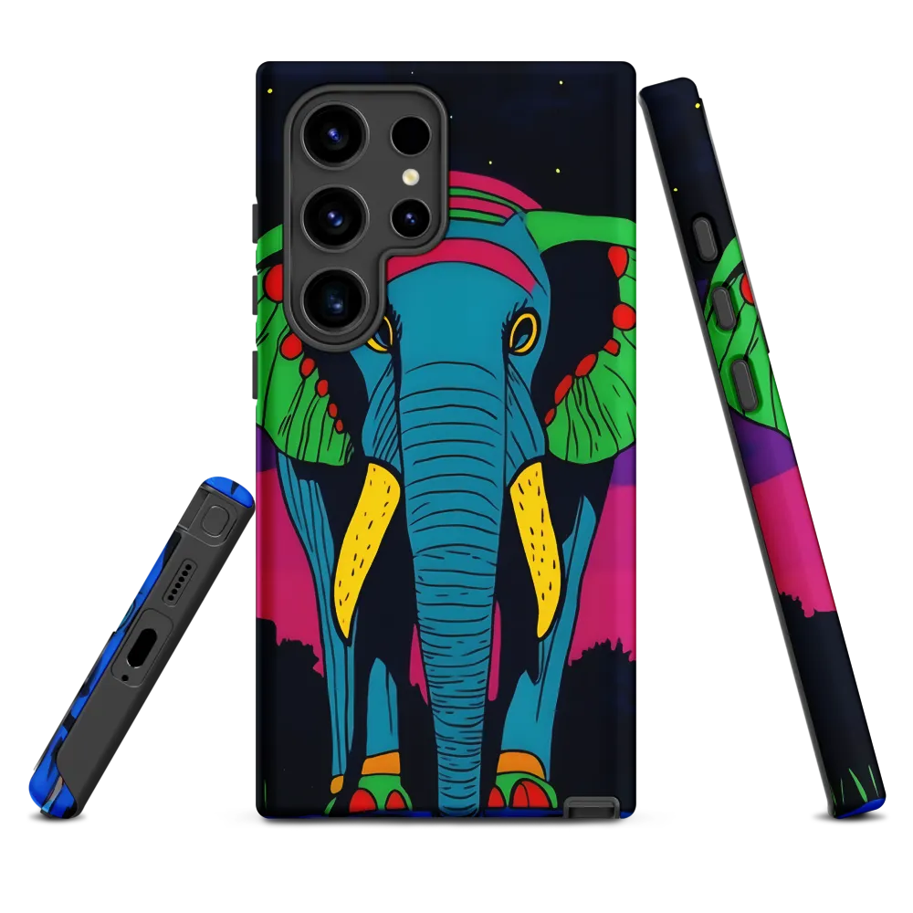 Whimsical Majesty: The Vibrant Elephant