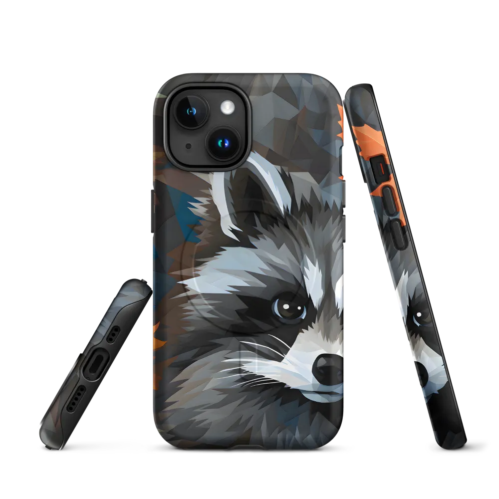 Whispers of Autumn: The Raccoon's Gaze