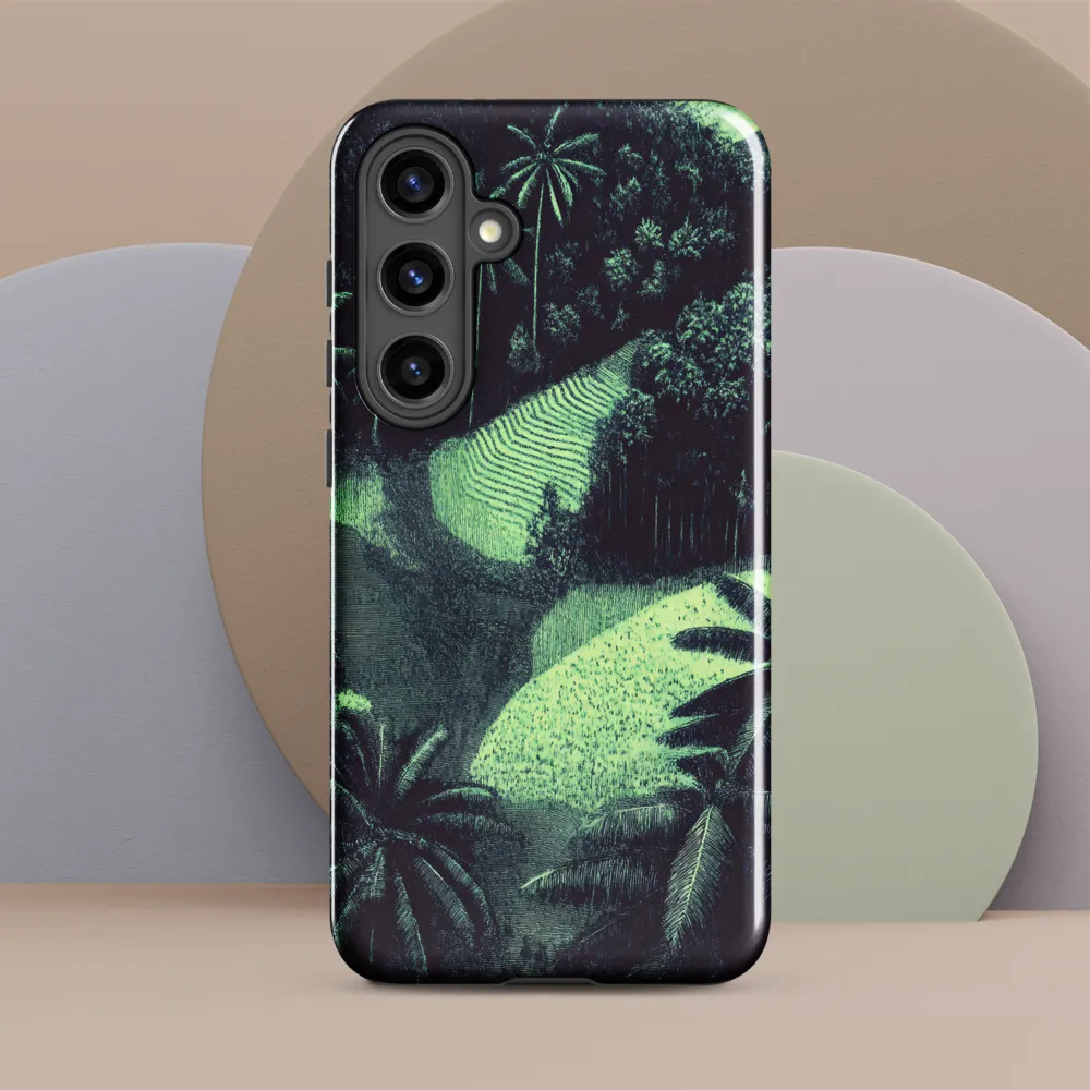 Harmony in Green: A Surreal Landscape