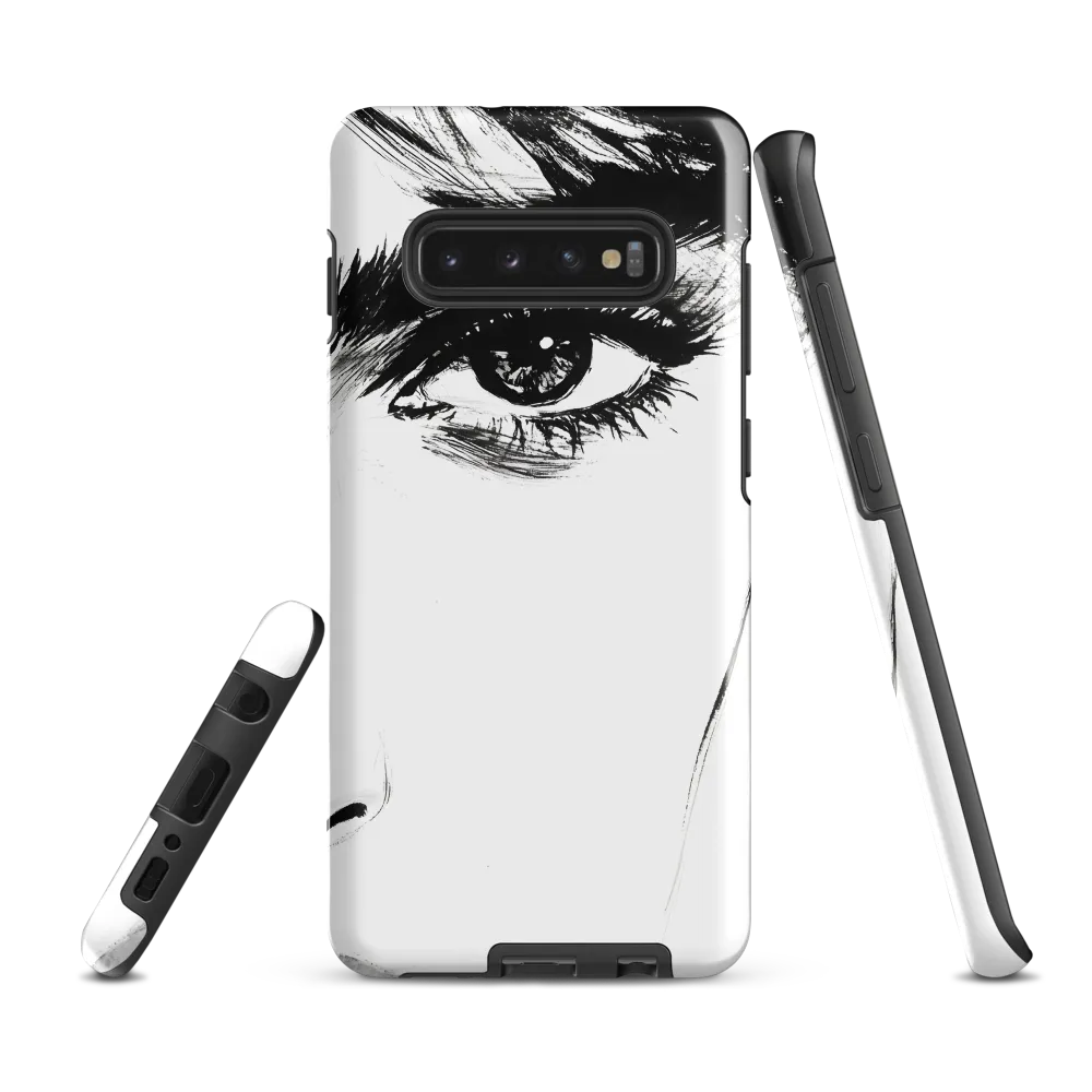 Gaze of Intensity | Phone Case |  S10 Plus | Tough Case | Glossy