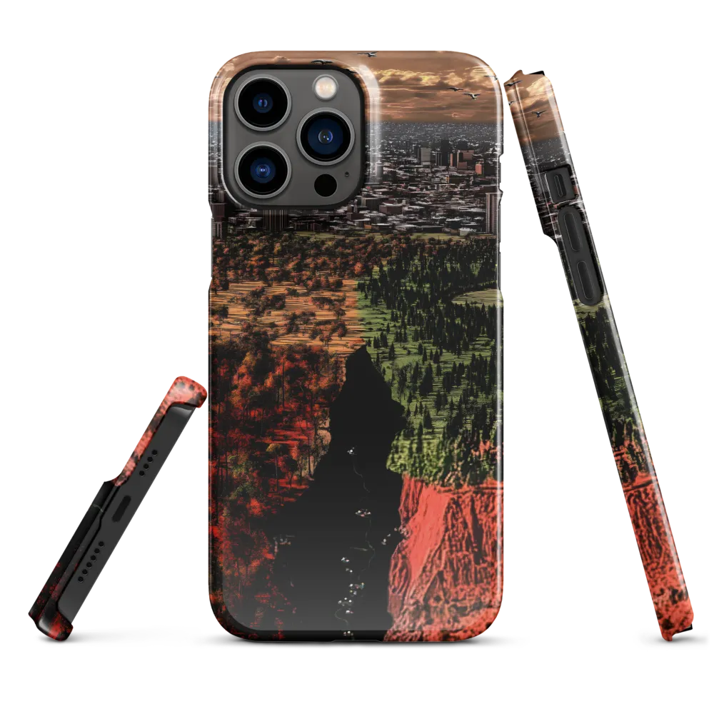 Harmony and Dissonance: A Landscape of Contrasts | Phone Case |  13 Pro Max | Snap Case | Glossy