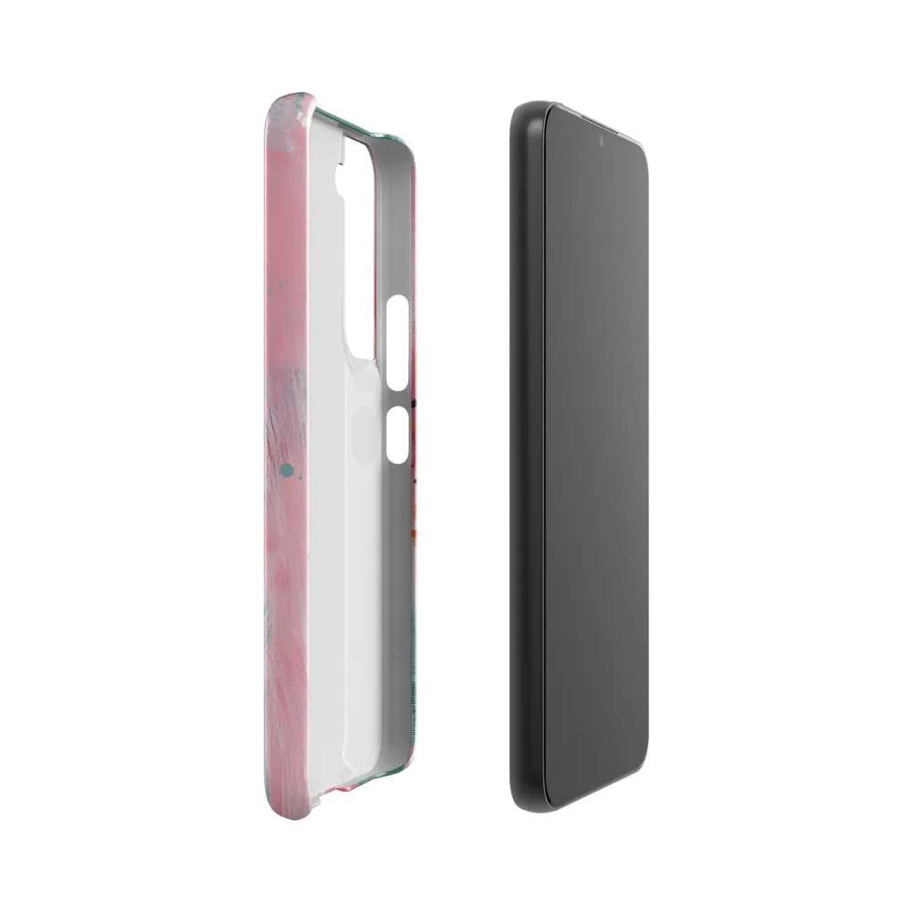 Dreamy Serenity: A Contemporary Portrait | Phone Case |  S22 | Snap Case | Glossy