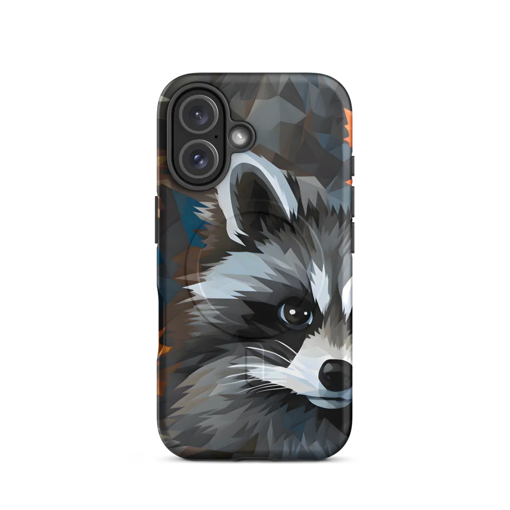 Whispers of Autumn: The Raccoon's Gaze