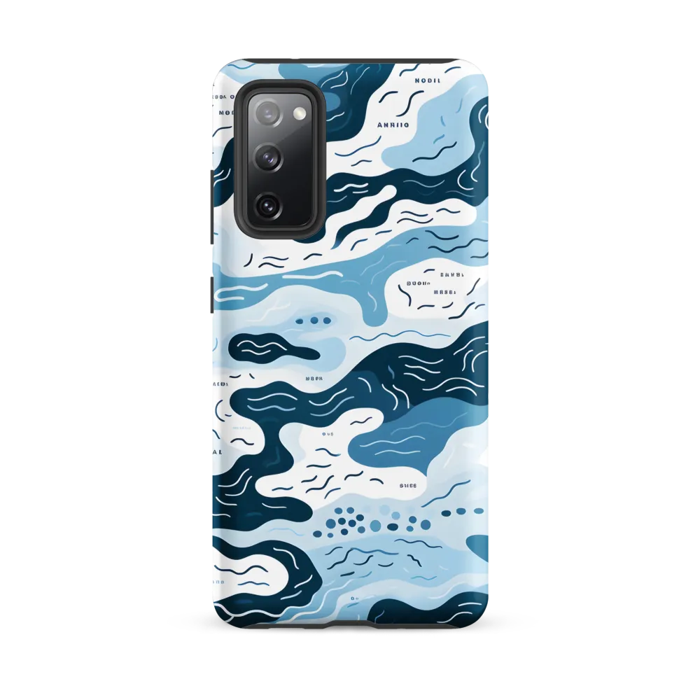 Flowing Waters: An Abstract Journey | Phone Case |  S20 FE | Tough Case | Matte
