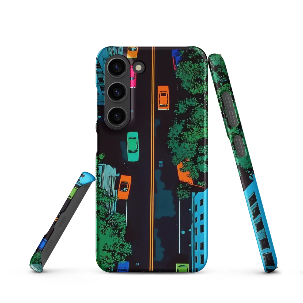Urban Pulse: A Colorful Intersection