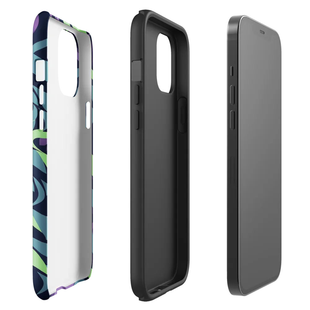 Fluid Waves of Color | Phone Case |  12 Pro Max | Tough Case | Glossy