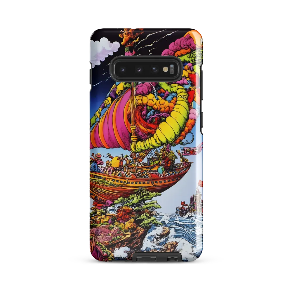 Voyage of Whimsy: A Surreal Sailor's Dream | Phone Case |  S10 Plus | Tough Case | Glossy