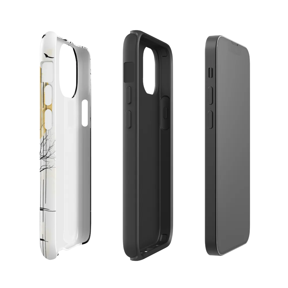 Solitude Under the Yellow Sun | Phone Case |  13 mini | Tough Case | Matte
