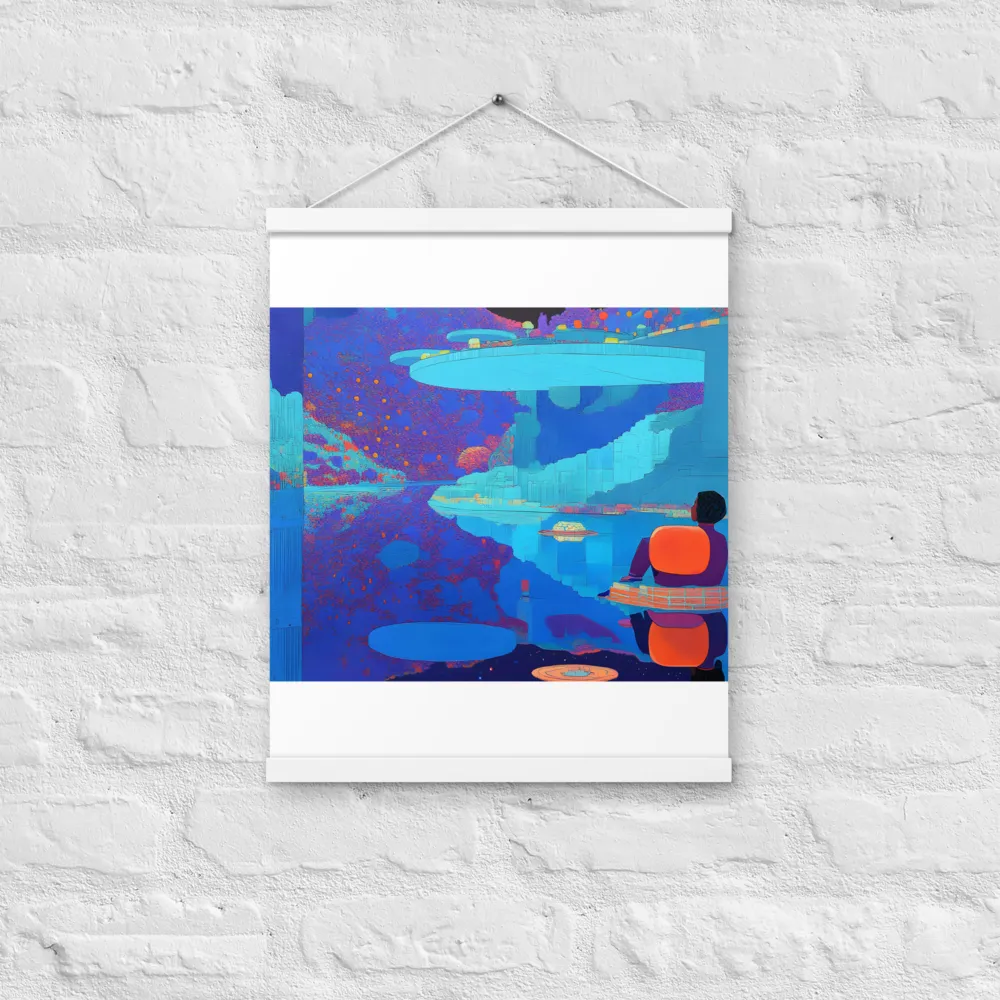 Reflections of Serenity | Poster With White Wood Hanger | 16″×20″