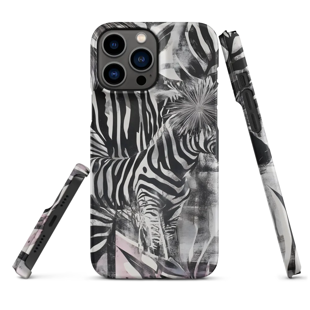 Zebra in the Jungle of Illusions | Phone Case |  13 Pro Max | Snap Case | Matte