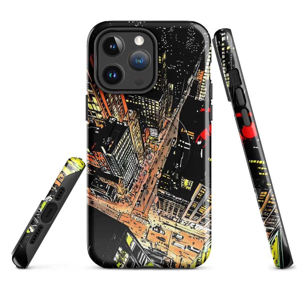 Urban Nightscape: A Bird's-eye View