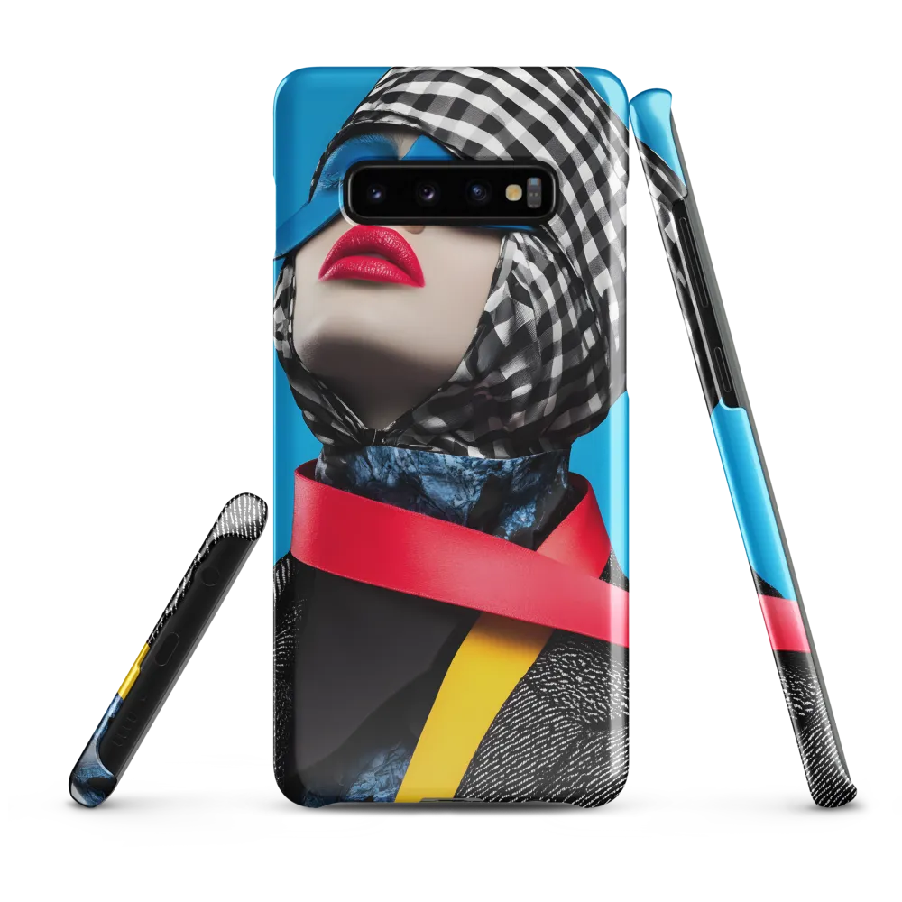 Striking Elegance in Modern Fashion | Phone Case |  S10 Plus | Snap Case | Glossy