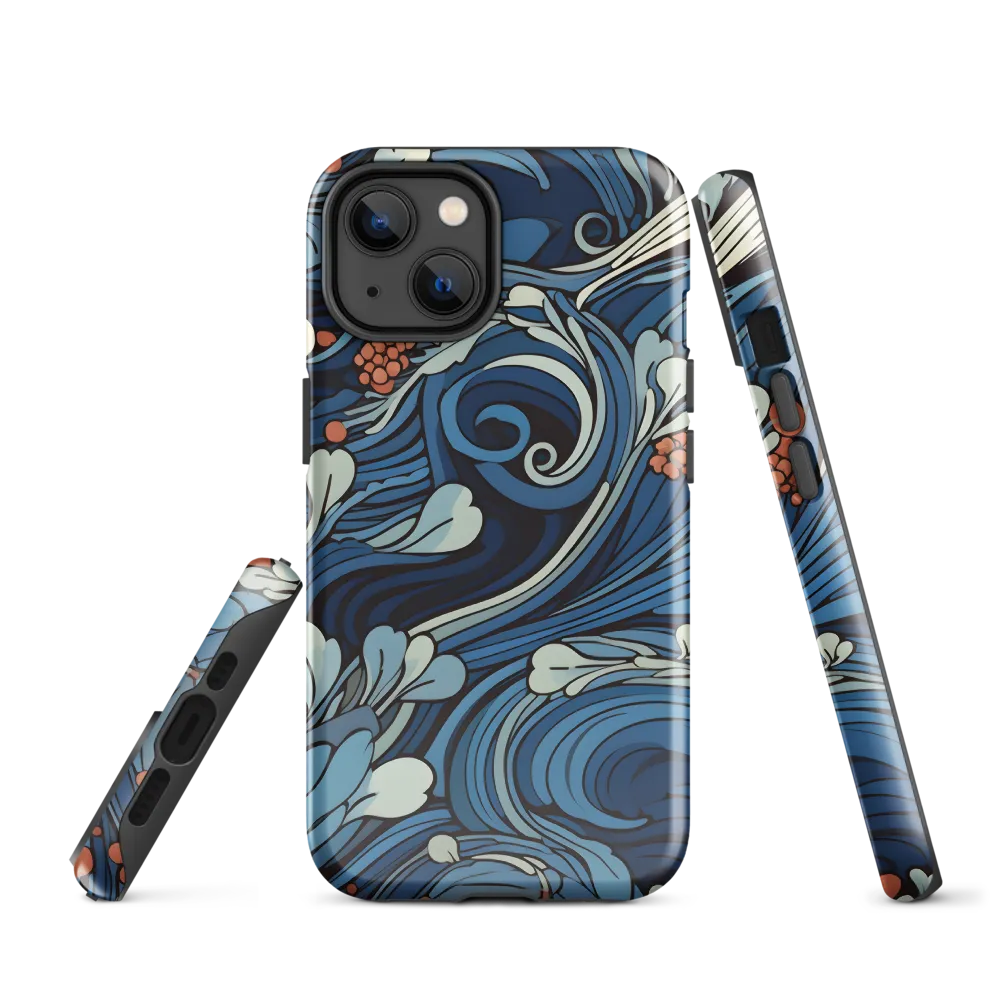 Nature's Elegance: An Oceanic Tapestry | Phone Case |  14 | Tough Case | Glossy