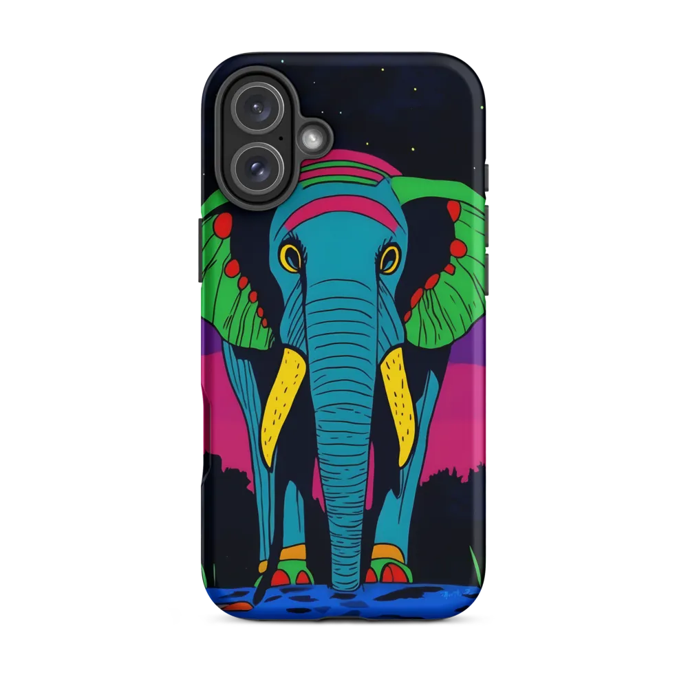 Whimsical Majesty: The Vibrant Elephant