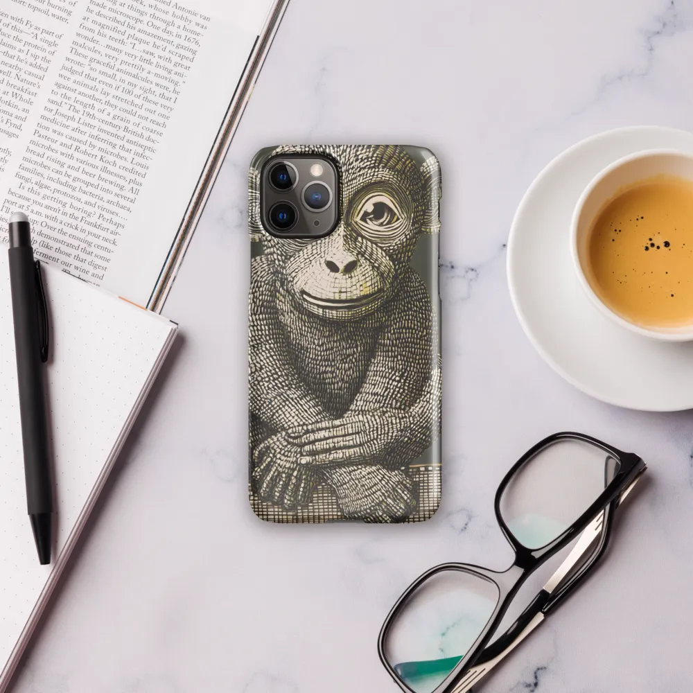 Intricate Primate Portrait | Phone Case |  11 Pro | Snap Case | Glossy
