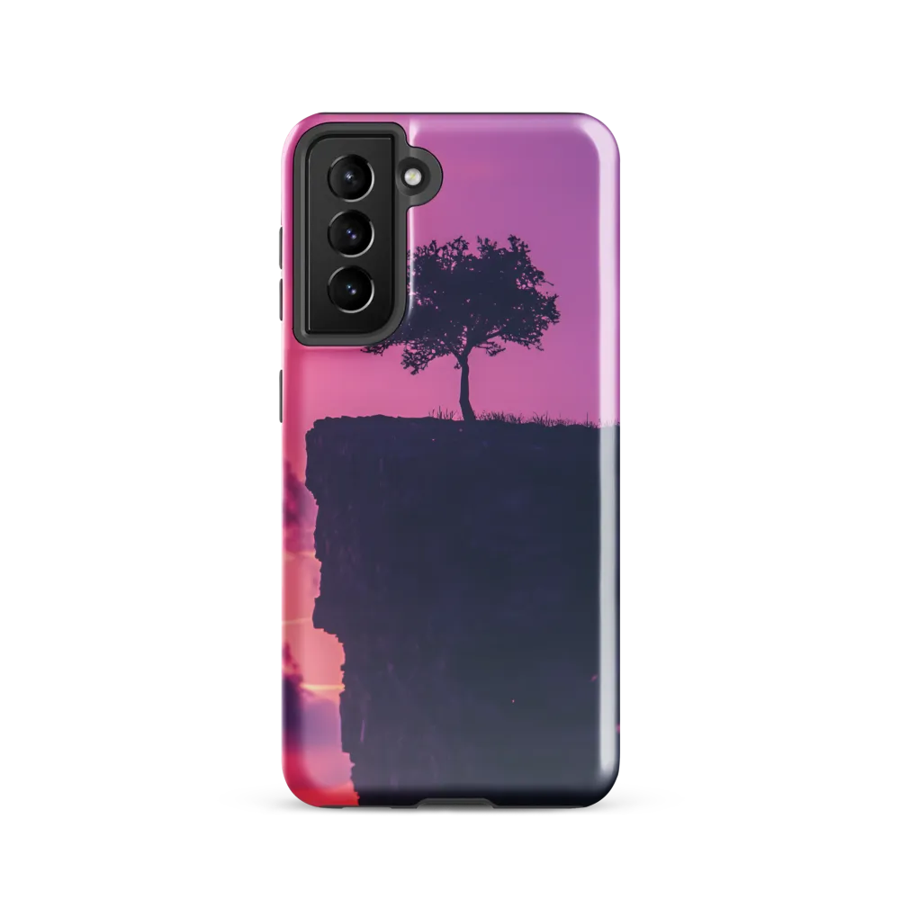 Solitude on the Edge | Phone Case |  S21 | Tough Case | Glossy