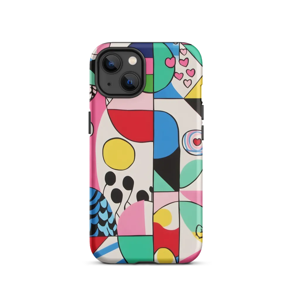 Dynamic Interplay of Shapes | Phone Case |  13 | Tough Case | Matte