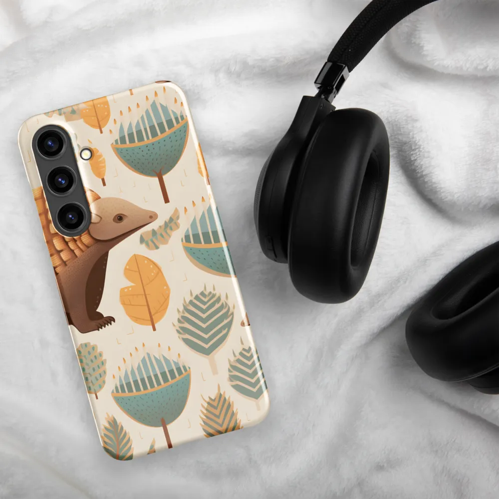 Pangolins in a Whimsical Habitat