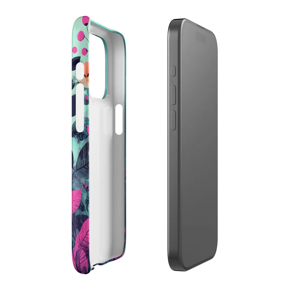 Whimsical Floral Harmony | Phone Case |  15 Pro | Snap Case | Matte