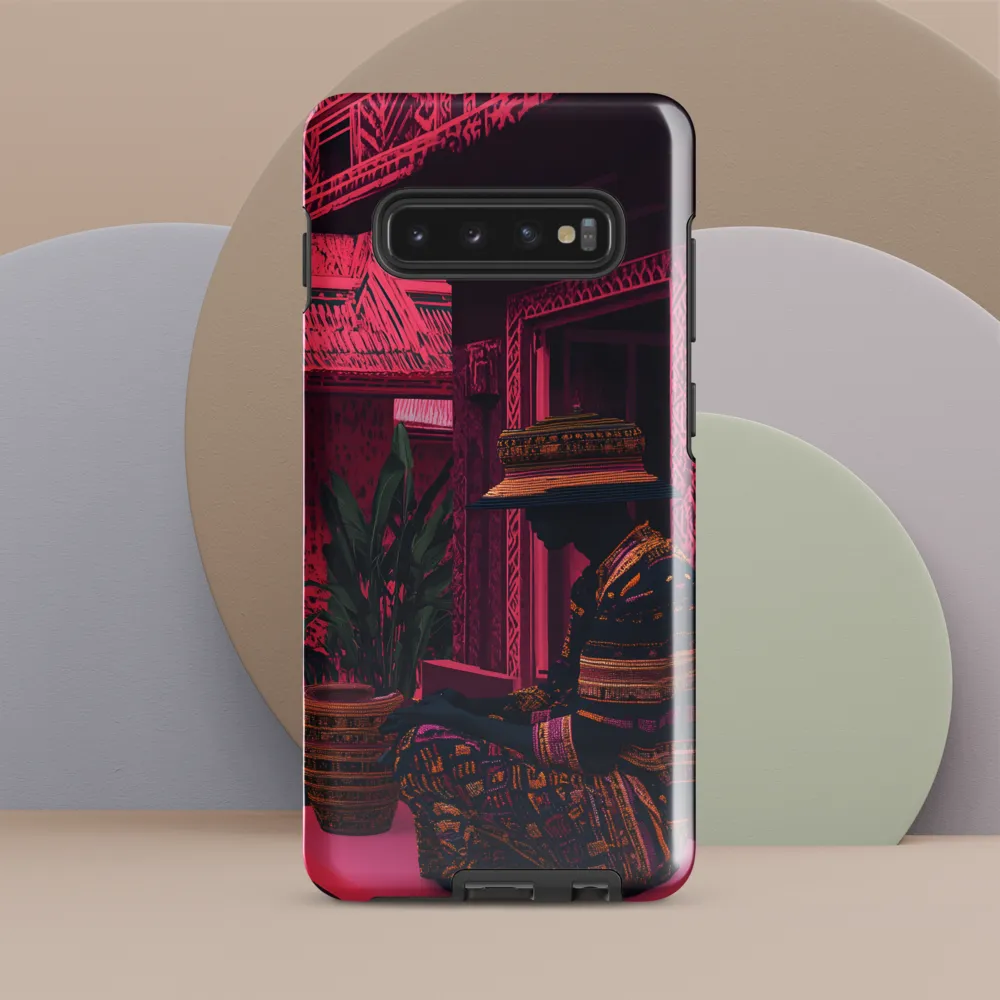 Harmony in Pink: A Cultural Reflection | Phone Case |  S10 Plus | Tough Case | Glossy