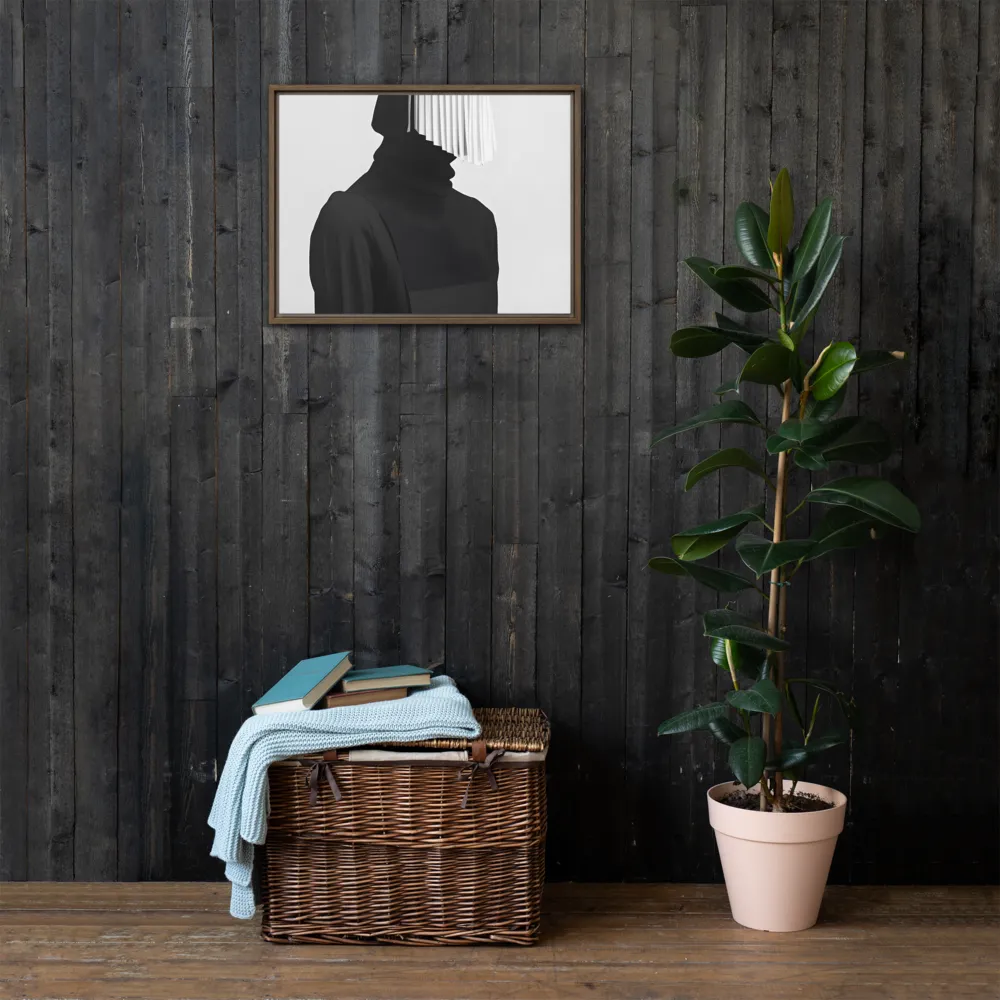 Veil of Mystery | Canvas with Brown Frame | 18″×24″