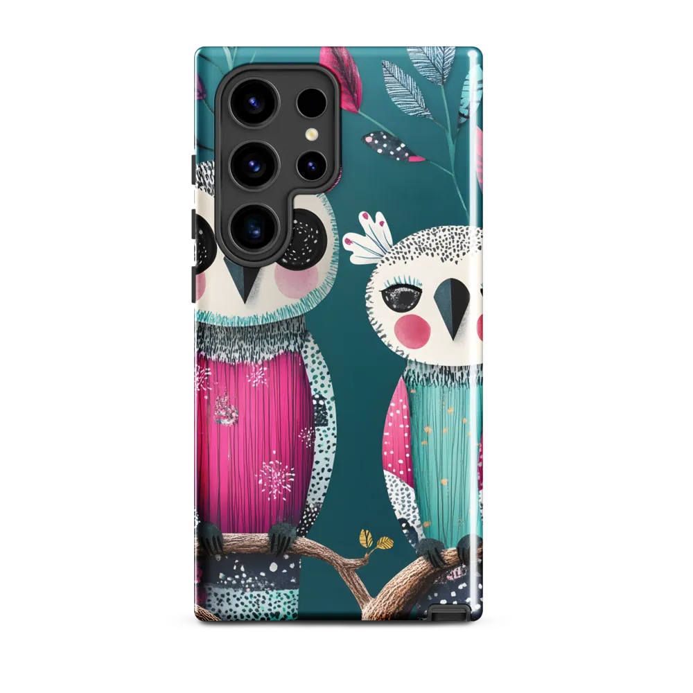 Whimsical Duo: A Celebration of Nature and Color