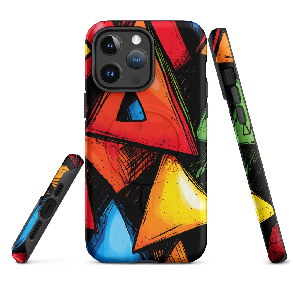 Vibrant Triangles in Abstract Harmony