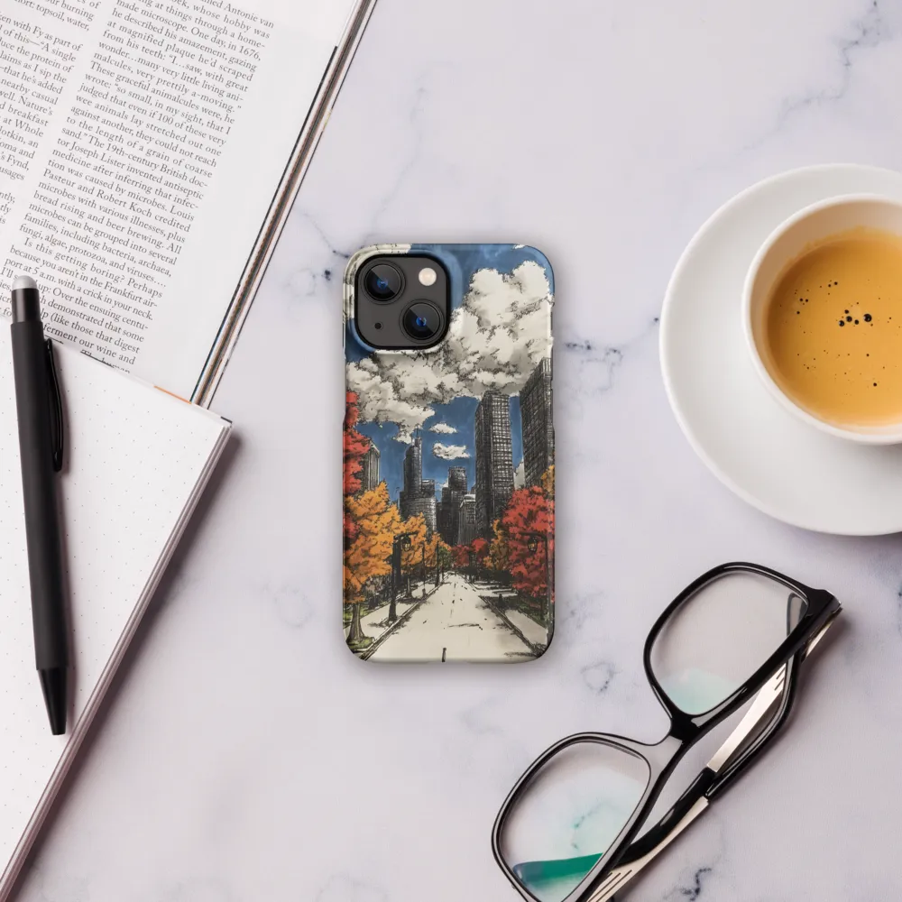 Autumn Serenity in the City | Phone Case |  13 Mini | Snap Case | Matte