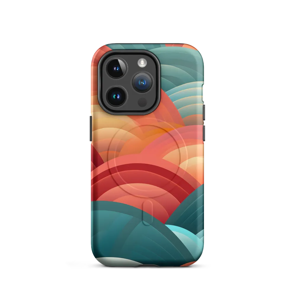 Rhythms of the Waves | Phone Case |  14 Pro | MagSafe® Tough Case | Matte
