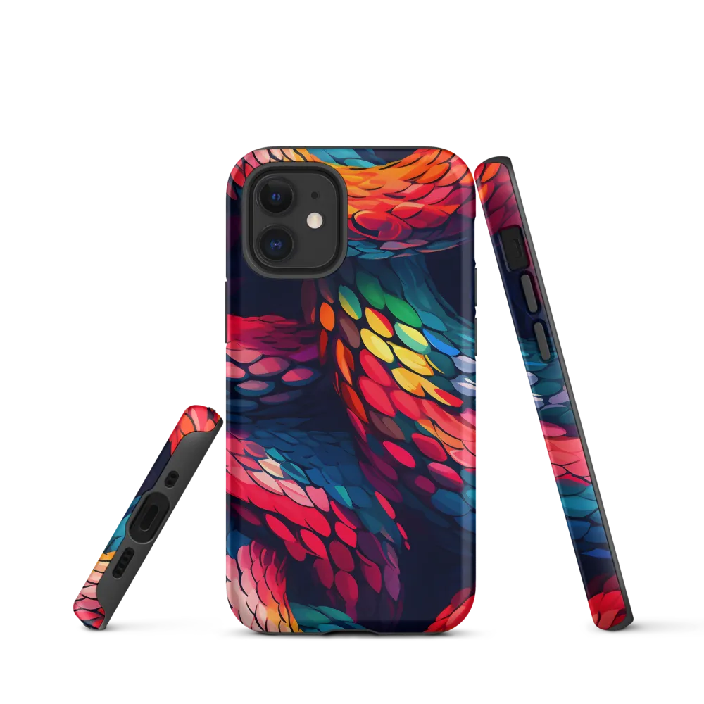 Serpentine Harmony | Phone Case |  12 mini | Tough Case | Matte
