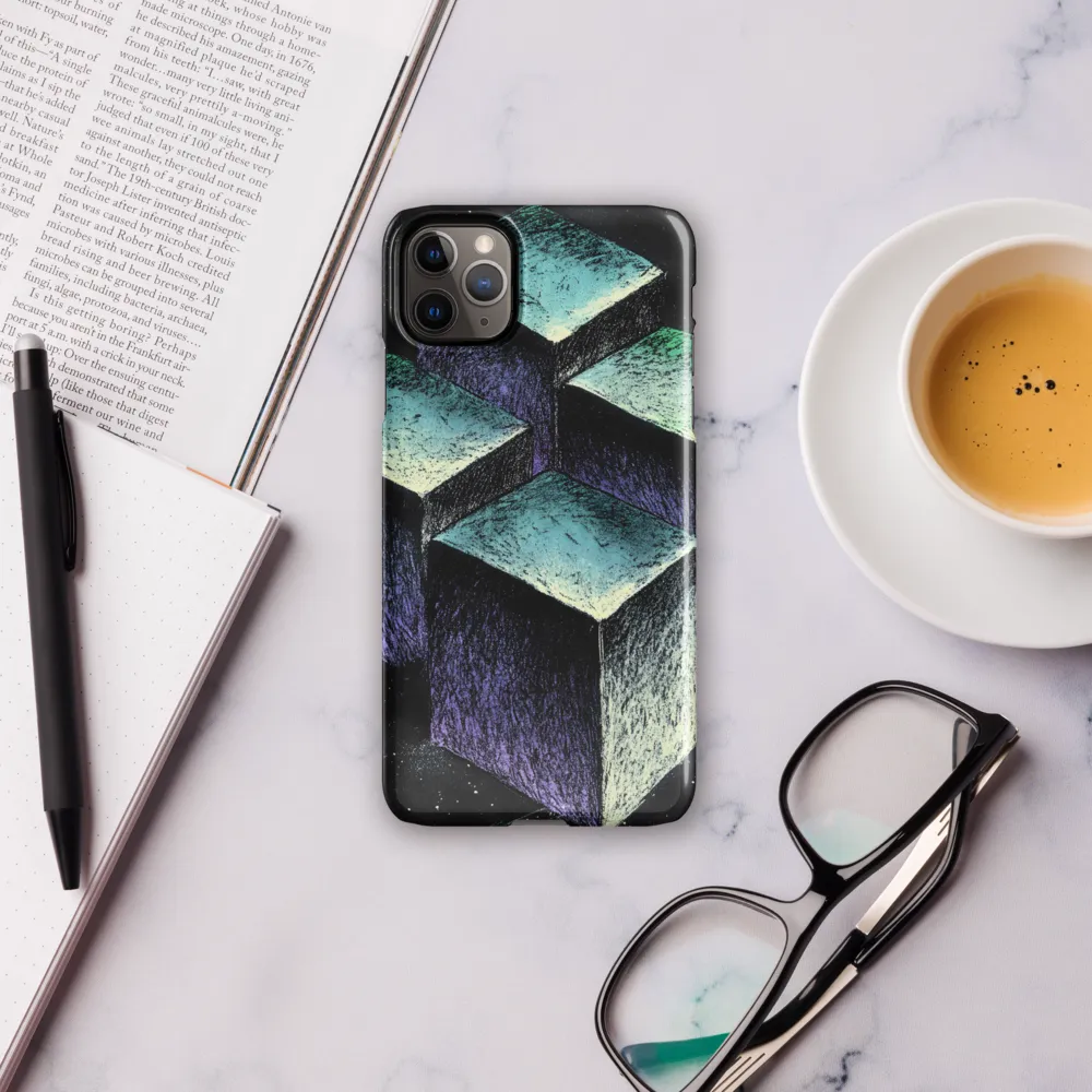 Floating Geometry: A Study in Cubes | Phone Case |  11 Pro Max | Snap Case | Glossy