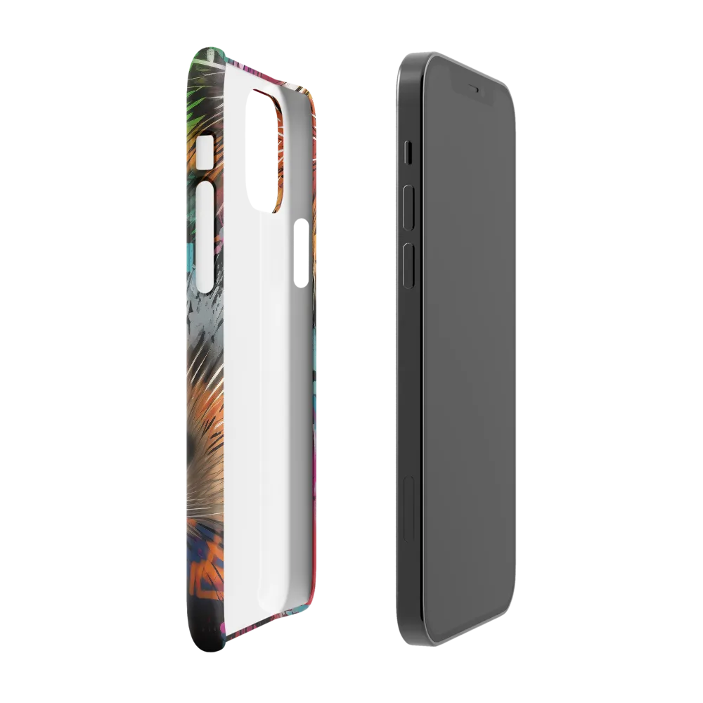 Whimsical Hedgehogs in a Kaleidoscopic Wonderland | Phone Case |  12 | Snap Case | Glossy