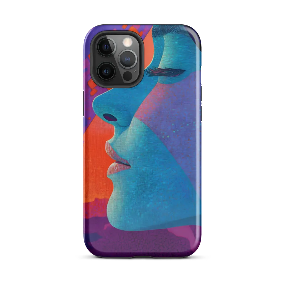 Cyan Profile with Magenta Mosaic