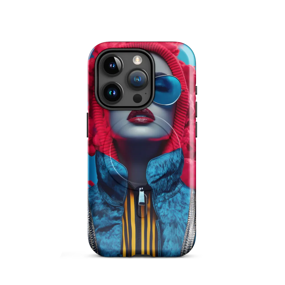 Bold Elegance in Digital Fashion | Phone Case |  15 Pro | MagSafe® Tough Case | Glossy