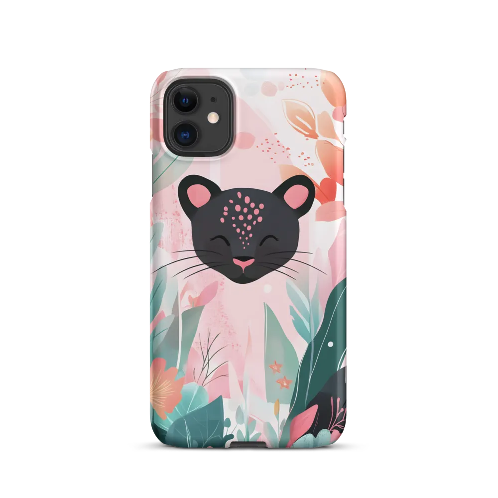 Whimsical Panther in Bloom