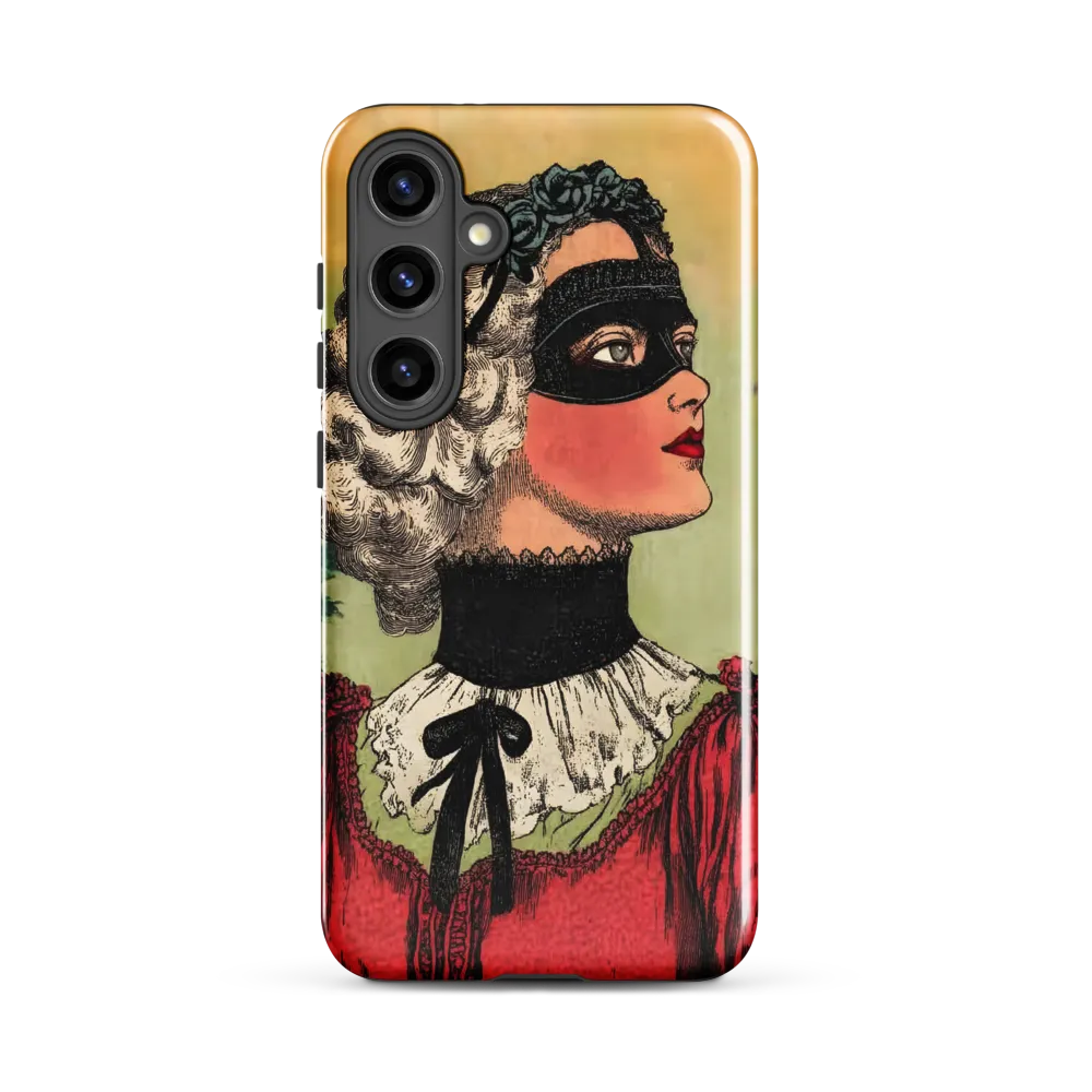 Masked Elegance | Phone Case |  S24 Plus | Tough Case | Glossy