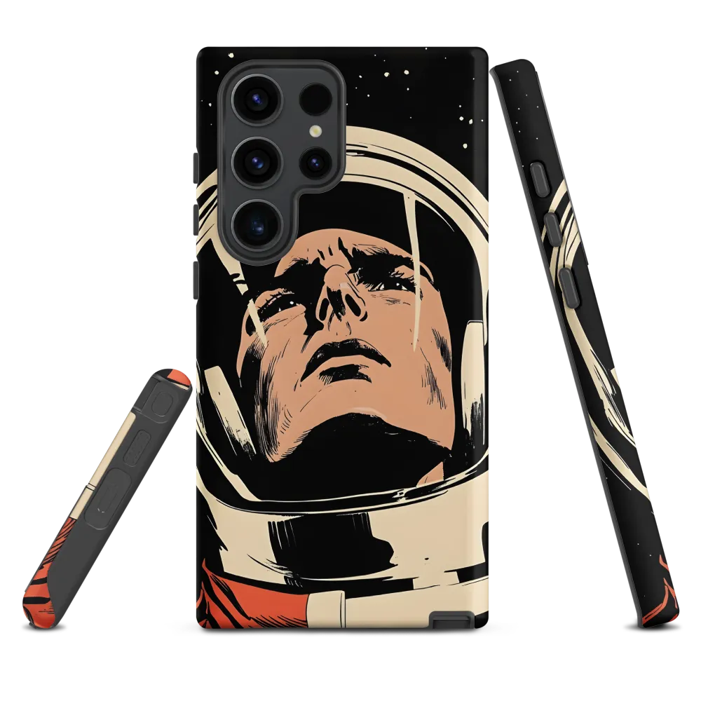 Gaze of the Astronaut | Phone Case |  S23 Ultra | Tough Case | Matte