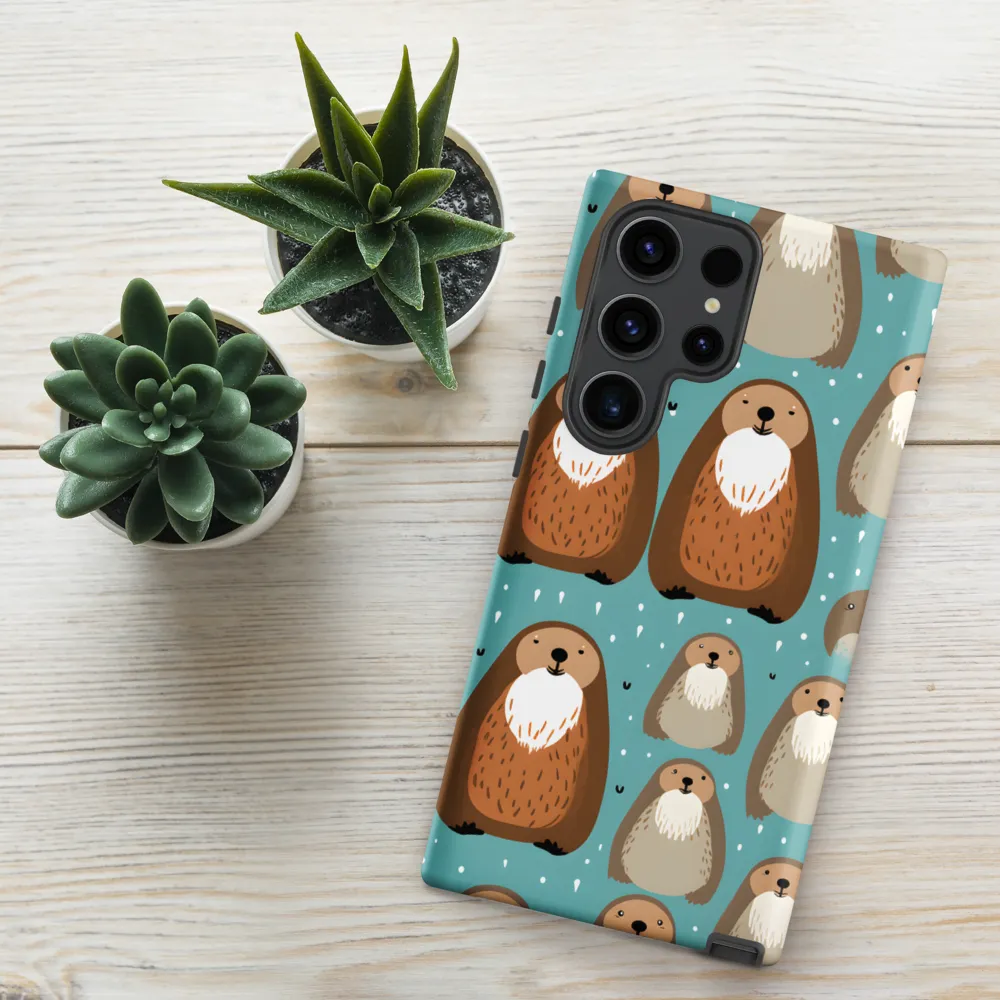 Whimsical Otter Pattern