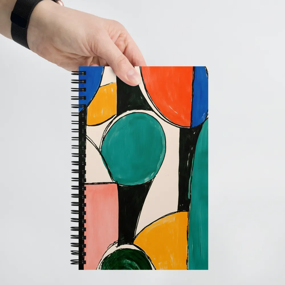 Harmony in Shapes | Spiral Notebook