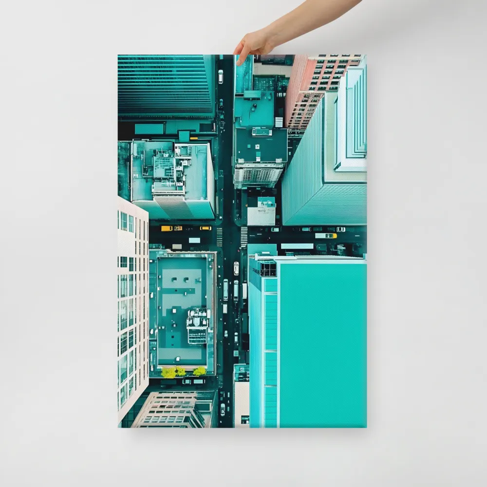 Urban Geometry: Aerial Perspective | Canvas | 24″×36″